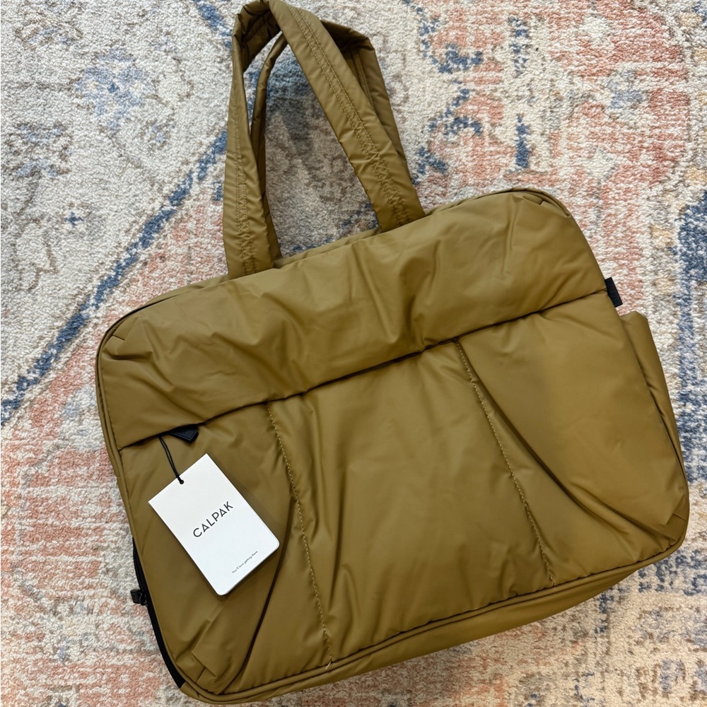 Calpak Luka Large Duffel in Khaki NWT